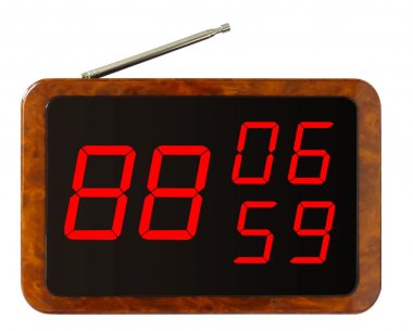 Wireless hotel service system,wood color display,(APE1300M)